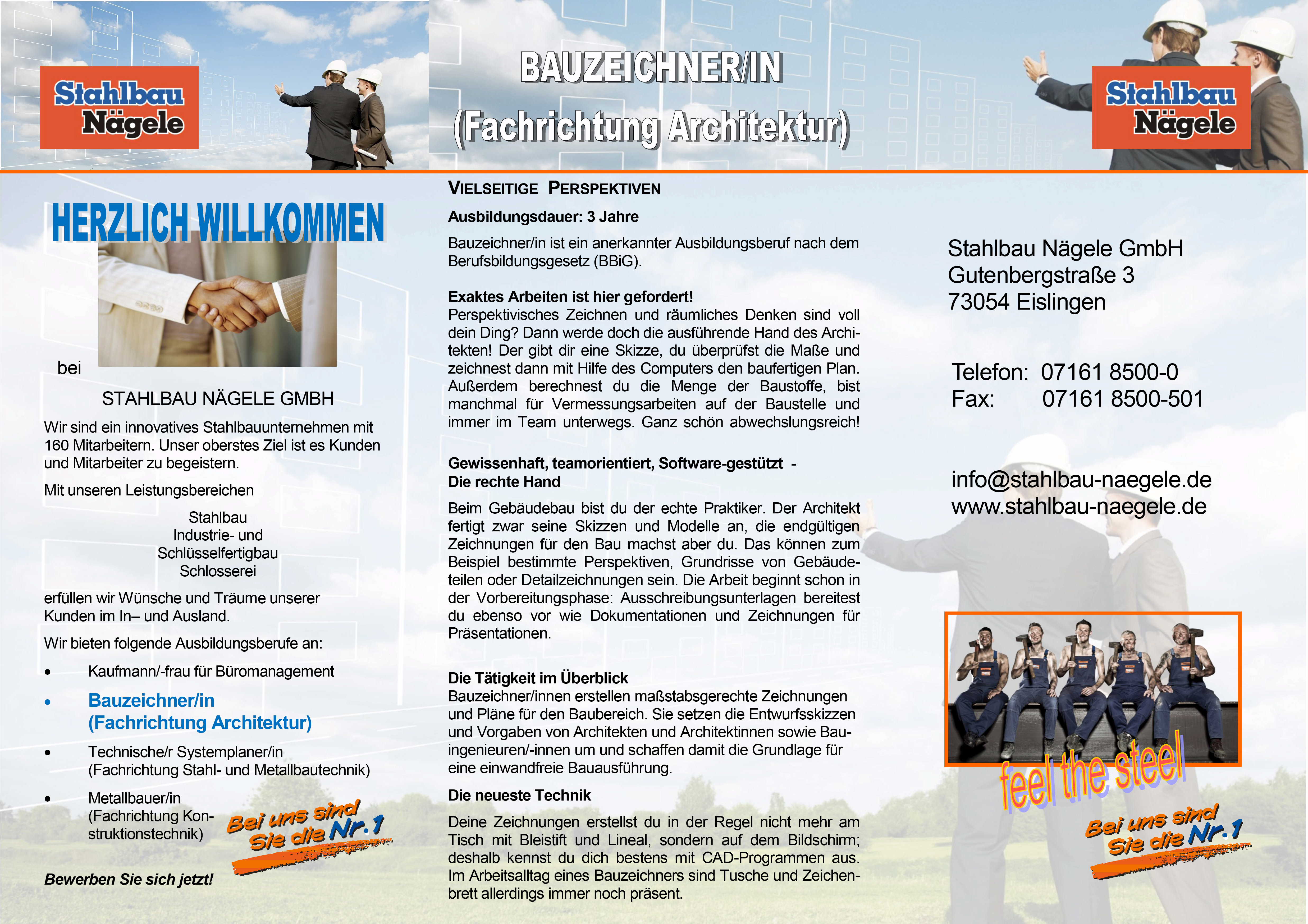 Ausbildung Bauzeichner M W D Stahlbau Nagele Eingerissene Haut Am Nagel
