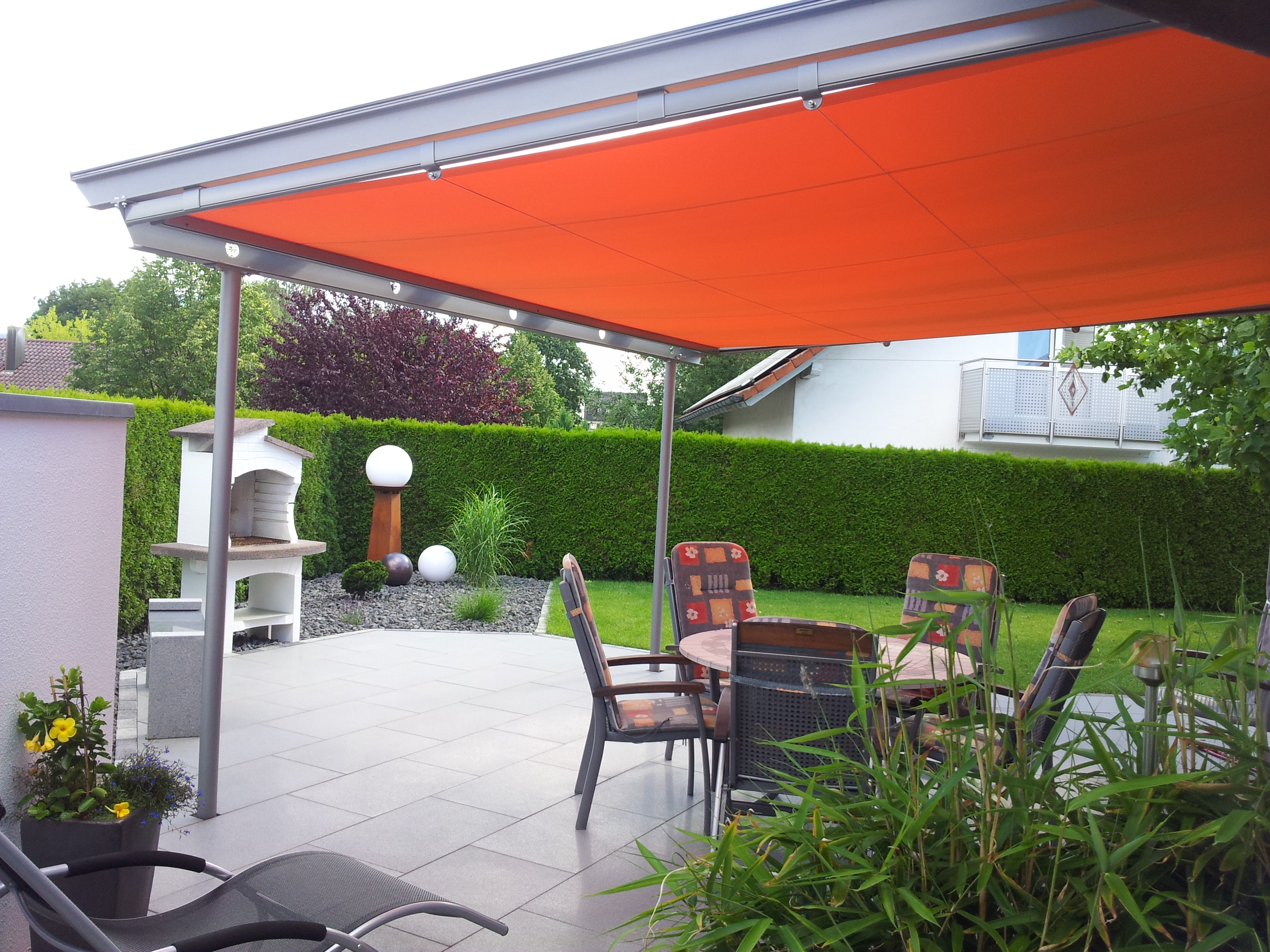 Terrassenüberdachung Bezgenriet - Stahlbau Nägele