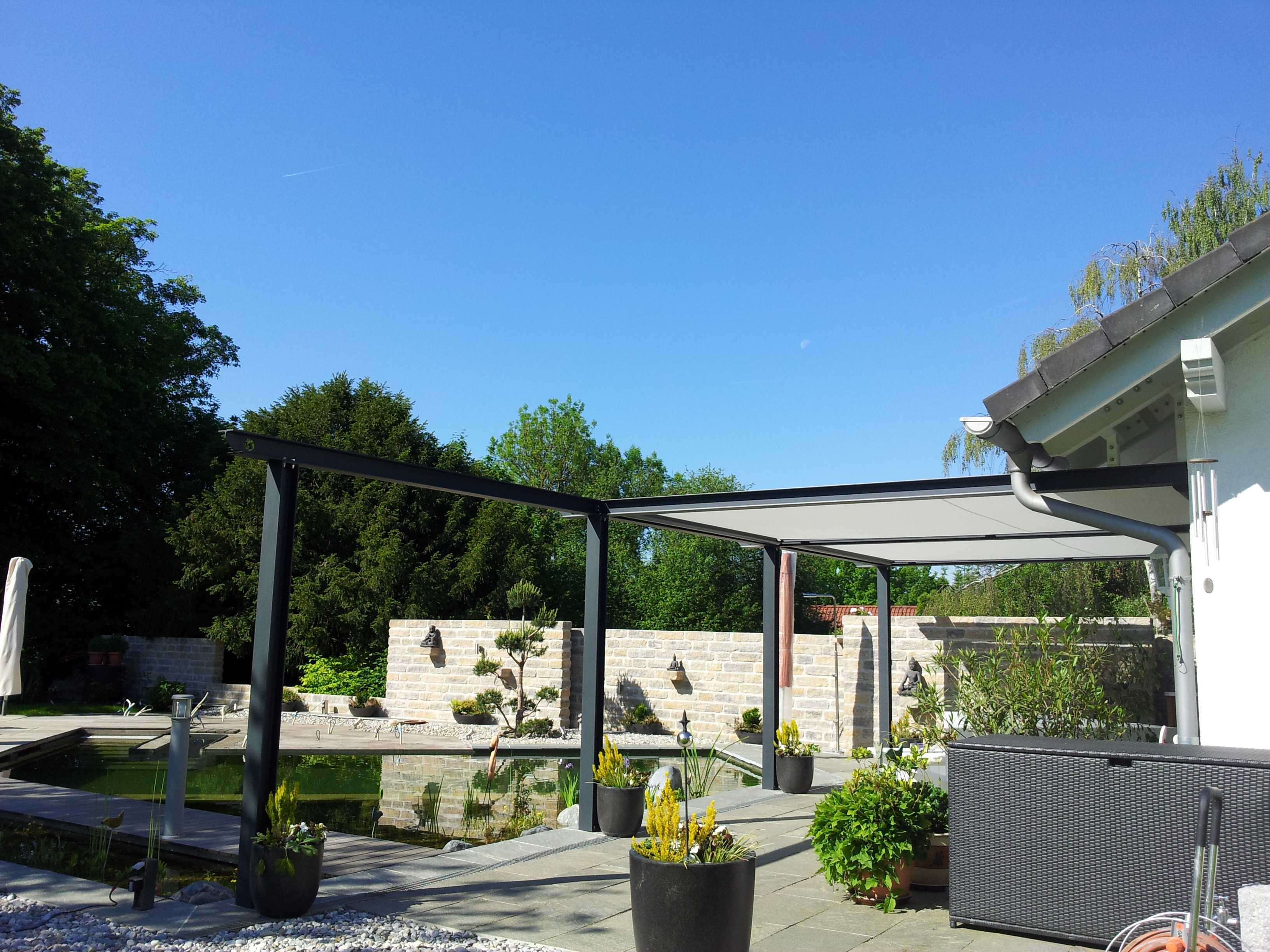 Pergola Göppingen - Stahlbau Nägele