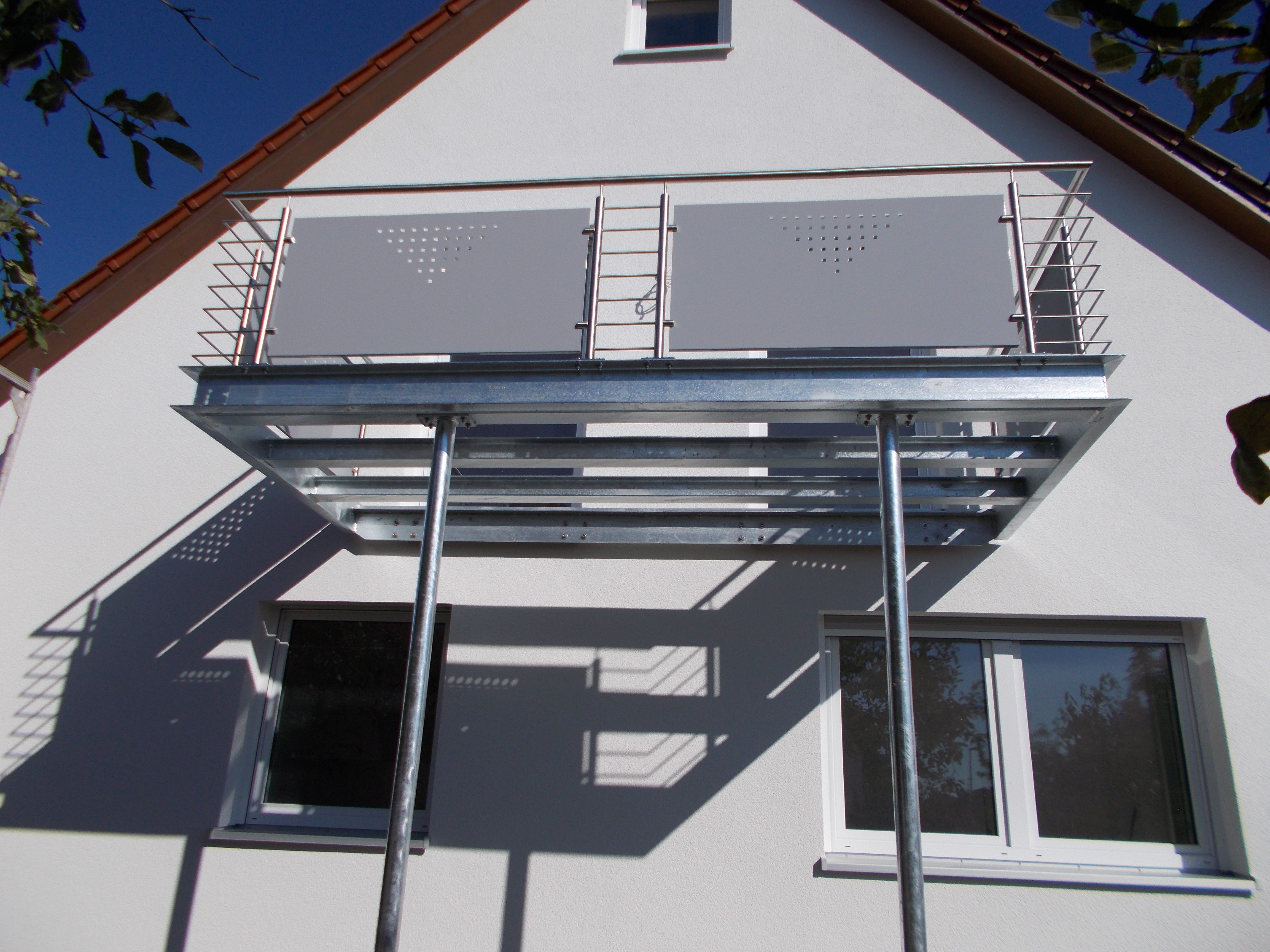 Balkonanbau Uhingen Stahlbau Nägele