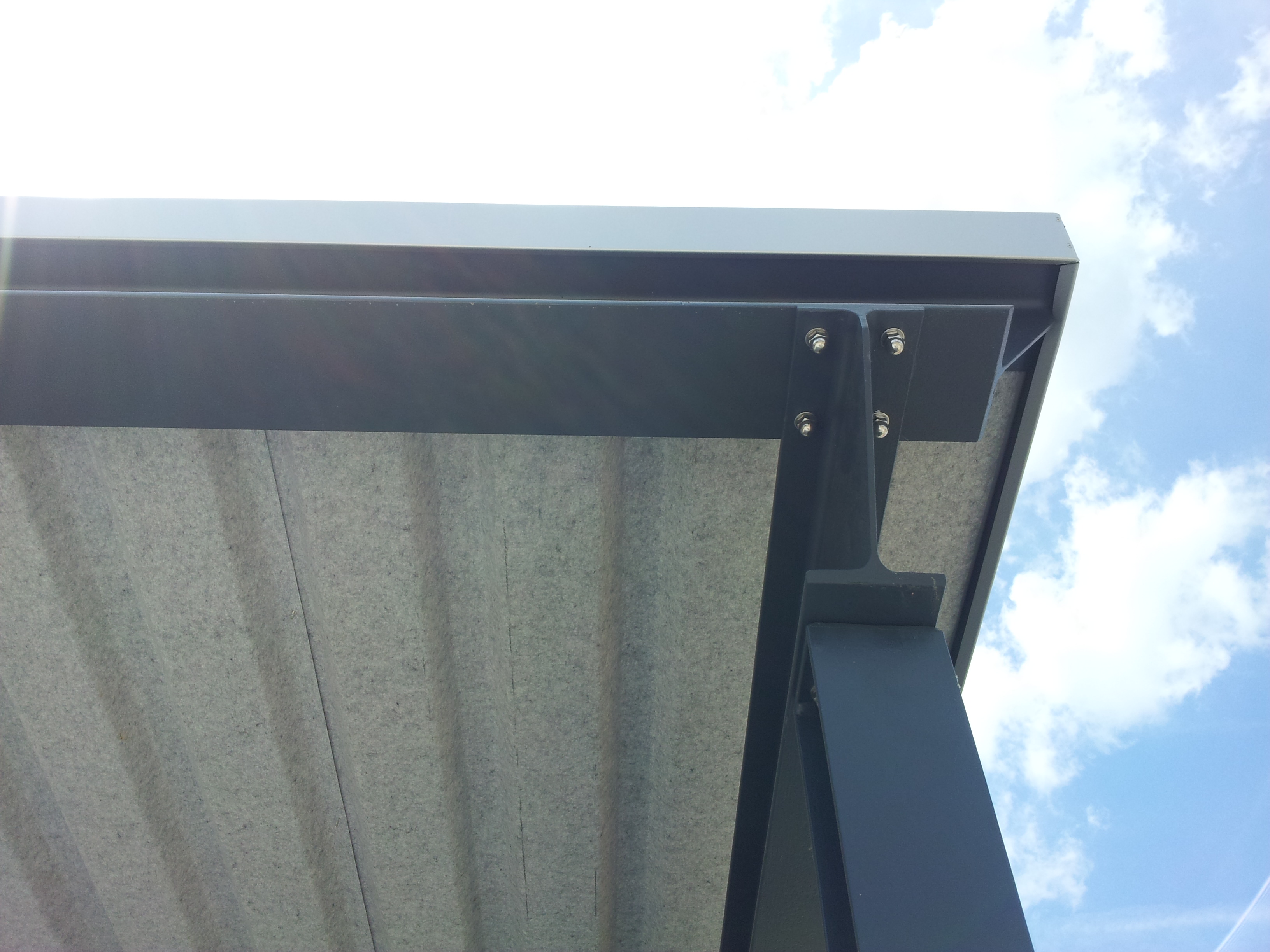 Carport Seitenwand Mit Rhombus Verkleidung