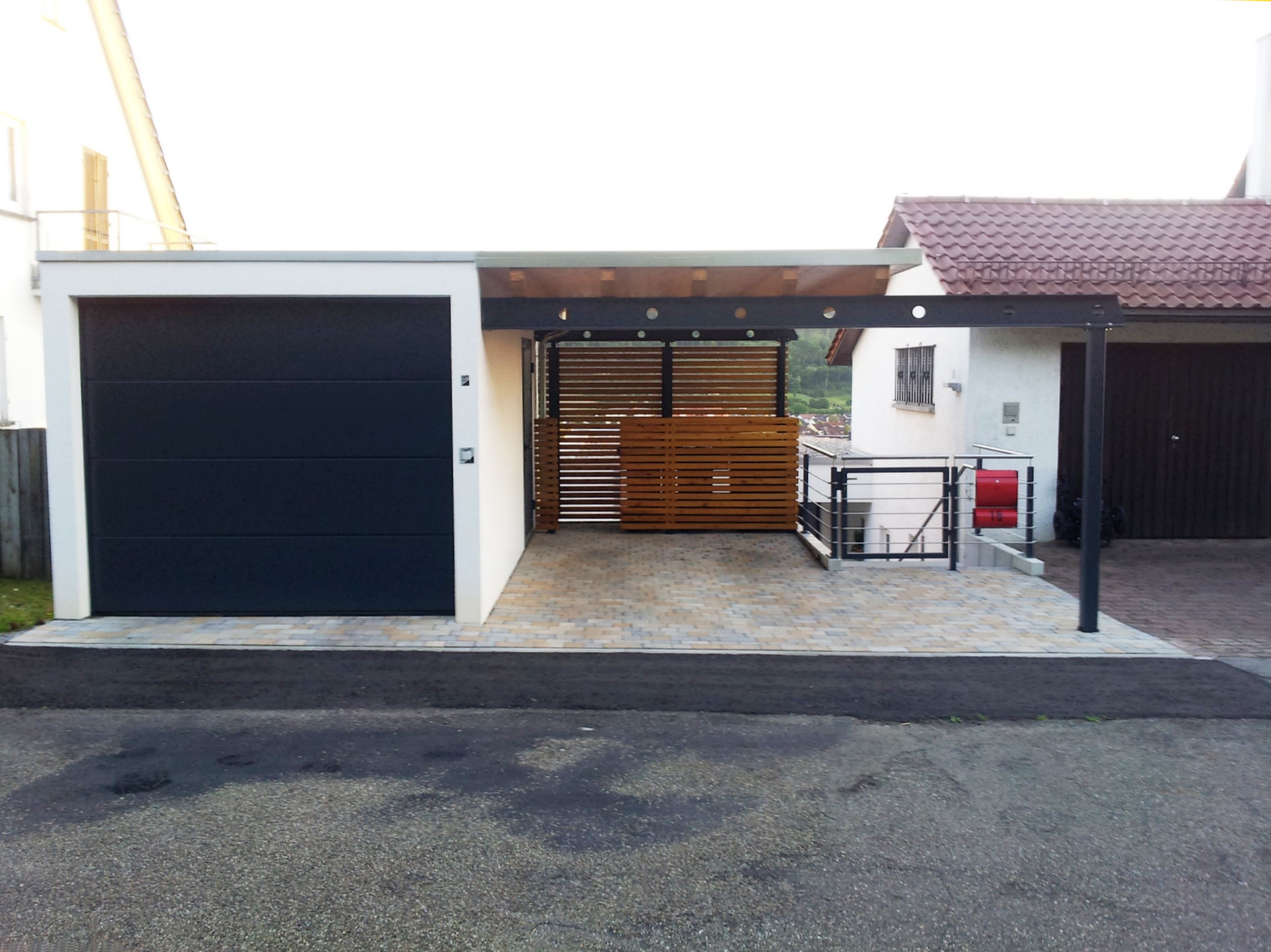 Carport Mit Dachbegrünung