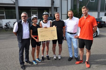 Tour de Kreisle zu Besuch bei Stahlbau Nägele