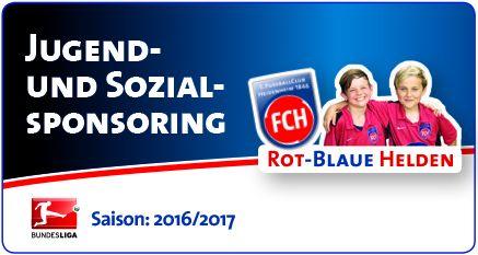 1. FC Heidenheim-Sponsoring Stahlbau Nägele-Rot-Blaue-Helden