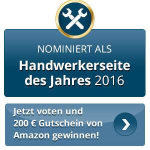 Wahl zur Handwerkerseite des Jahres