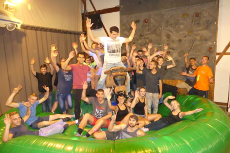 Stahlbau Nägele Azubi-Ausflug-Bull riding-Lochmühle Eigeltingen