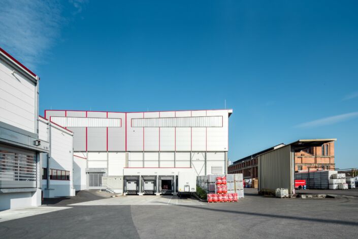 SF-Bau-Industriebau-Stahlbau-Neubau Hochregallager-Schlüsselfertig