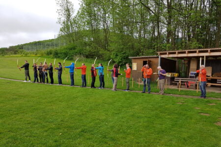 Bogenschießen Bogensportclub Eschenbach e.V-Abteilungsevent Schlosserei Stahlbau Nägele