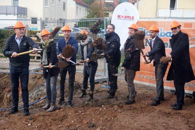 SF-Bau-Spatenstich-Remshalden-Neubau Autohaus mit Werkstatt und Ausstellungshalle-Stahlbau-Schlüsselfertigbau