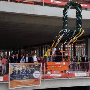 I-Bau-Richtfest-Heilbronn-Neubau Möbelhaus-Stahlbau-Komplettbau-Industriebau