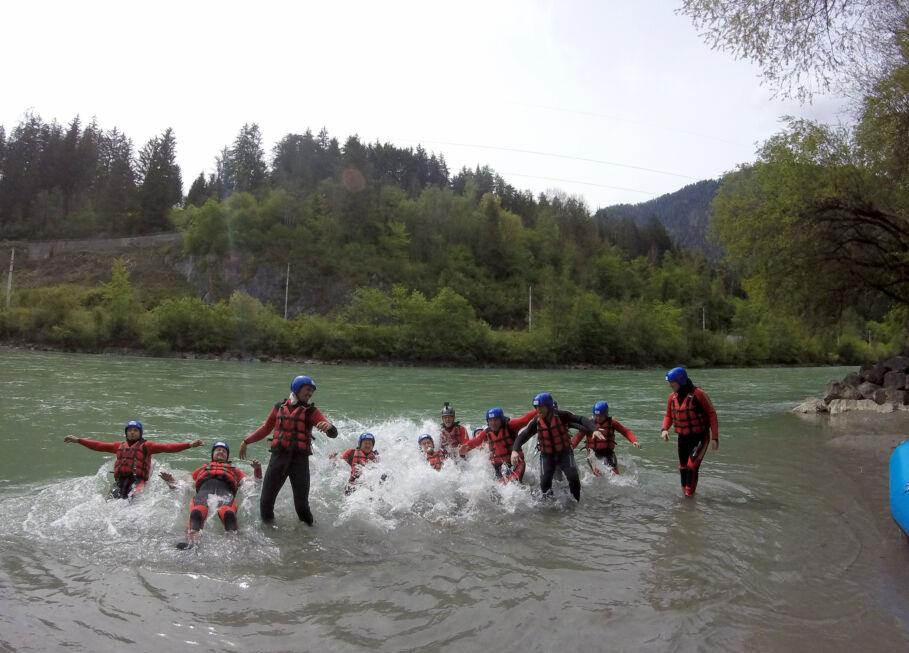 Stahlbau Nägele-Rafting Tour-Area 47