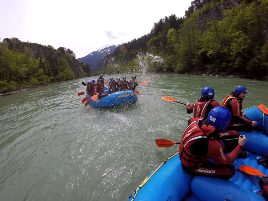 Stahlbau Nägele-Rafting Tour-Area 47