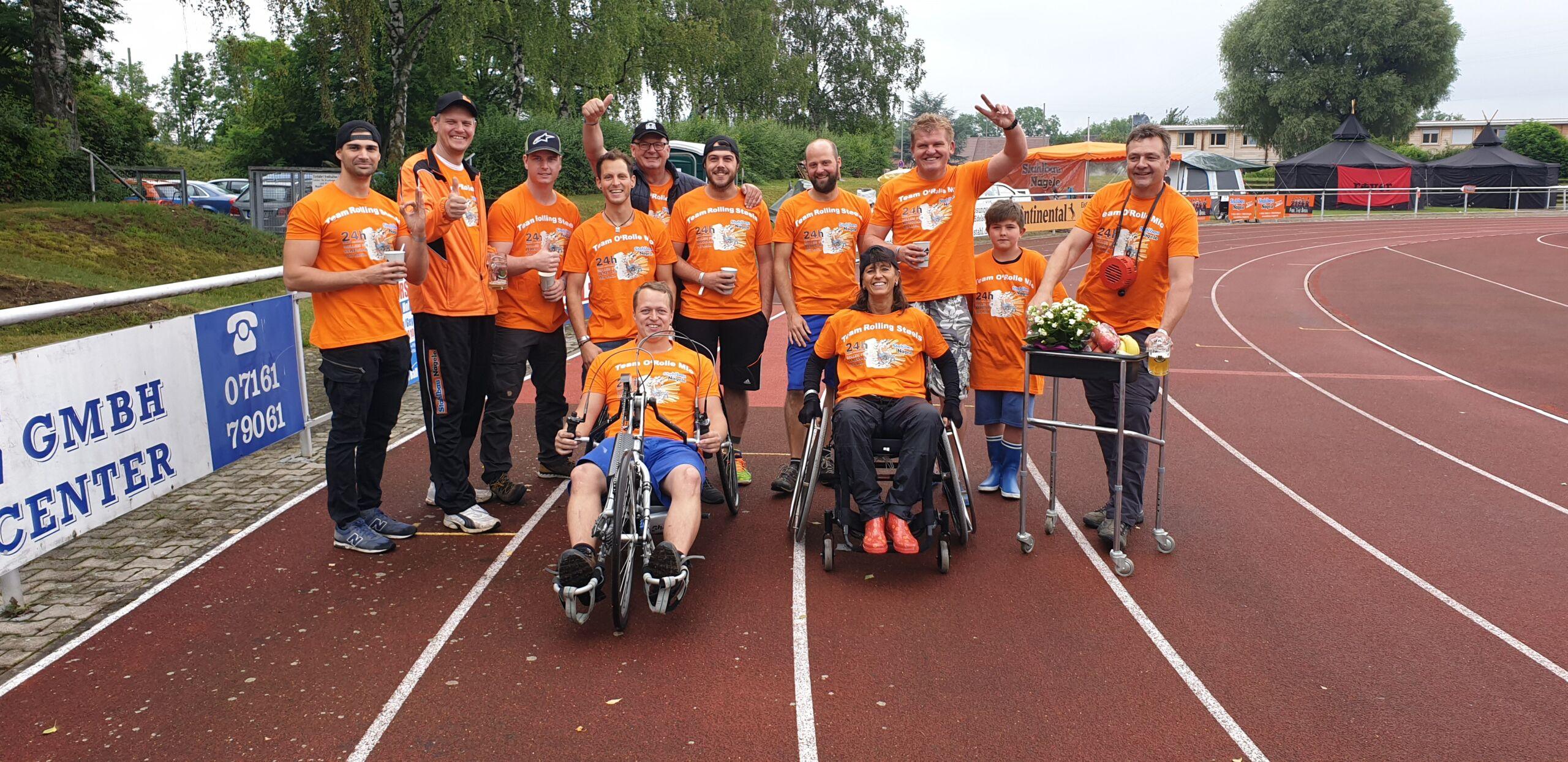 24 h Rollstuhlrennen-Stahlbau Nägele-Sponsoring-Ehrenamt