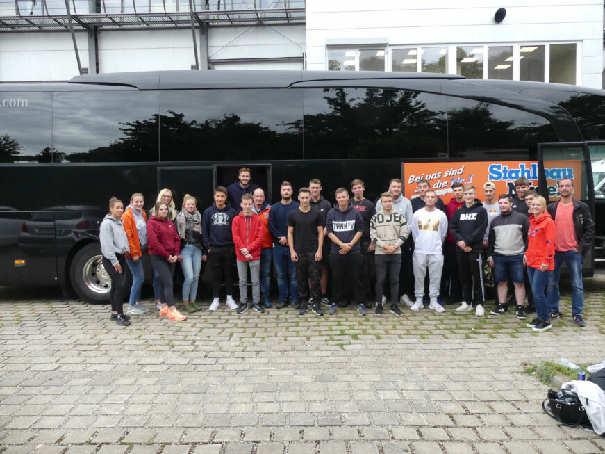 Stahlbau Nägele Azubi-Ausflug-Out & Back Sigmaringen-Team