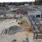 Stahlbau-Neubau Automatentankstelle-Wertingen-Stahlkonstruktion