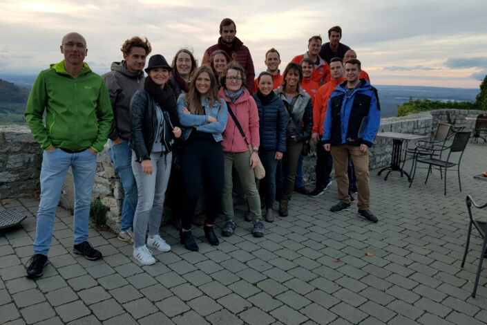 Teamevent Stahl- und Industriebau-Rittermahl-Burg Hohenneuffen-Stahlbau Nägele