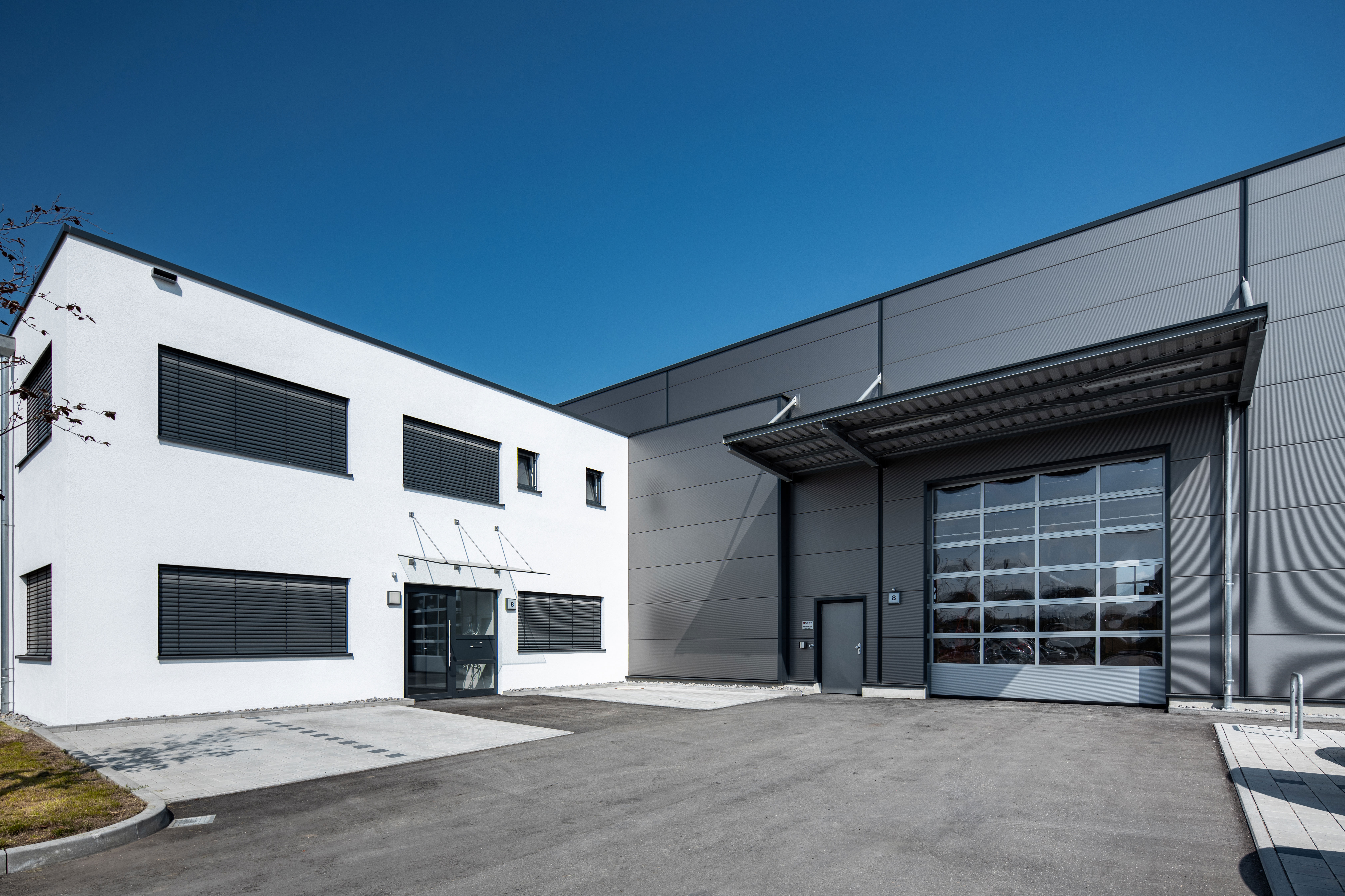Neubau Halle Mit Buro Stahlbau Nagele