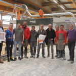 Verleihung Stahlbau Nägele Nachunternehmerpreis an Holzbau Rubner aus Brixen